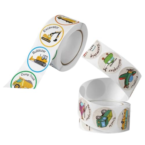 Supvox 2 Rollen Belohnungssticker Fahrzeuge Selbstklebend Motivsticker für Schule Party Dekoration Leichte Kompakte Rewards Aufkleber für Lehrer Eltern Supvox 2 Rollen Belohnungssticker Fahrzeuge Selbstklebend Motivsticker für Schule Party Dekoration Leichte Kompakte Rewards Aufkleber für Lehrer Eltern von Supvox