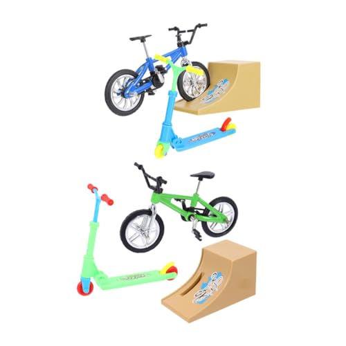 Supvox 2 Sätze Fingerboard mit Finger Scooter Ramp Kits Aluminiumlegierung und Kunststoff Multifunktionales Fingerspielzeug zur Stressreduktion und Fingerkoordination für Finger Supvox 2 Sätze Fingerboard mit Finger Scooter Ramp Kits Aluminiumlegierung und Kunststoff Multifunktionales Fingerspielzeug zur Stressreduktion und Fingerkoordination für Finger von Supvox