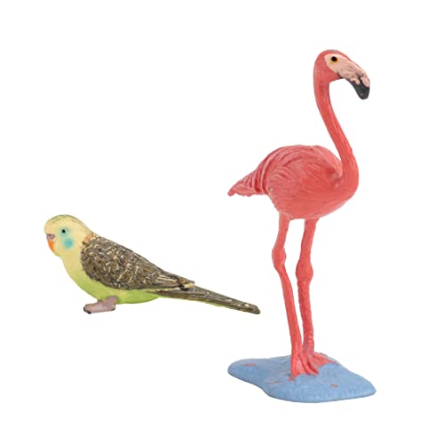 Supvox 2 Sätze Vogelschmuck Hühner Gieskanne Kinderspielzeug Wohnungsdeko Kalanchoe Wohnraumdeko Bird Toys Kindervogelmodell Vogelimitat Für PVC 2 Stück * 2 von Supvox