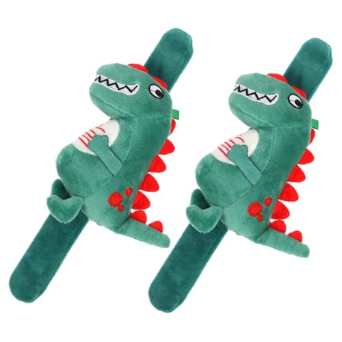 Supvox 2 Stck Plüsch Dinosaurier Schnapparmband Weiches Tier Slap Armband für Kuscheliges Armband mit Niedlichem Design Lustiges und für Jungen und Mädchen Supvox 2 Stck Plüsch Dinosaurier Schnapparmband Weiches Tier Slap Armband für Kuscheliges Armband mit Niedlichem Design Lustiges und für Jungen und Mädchen von Supvox