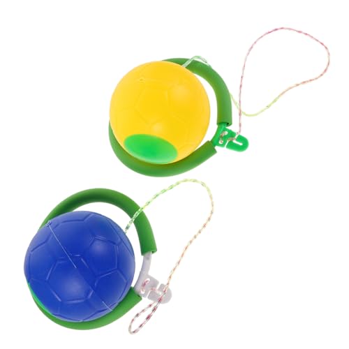 Supvox 2 Stück Ankle Skip Ball mit Fußring für Erwachsene Rotierende Hüpfbälle für Outdoor Sport Fitness Training Koordination und Beinmuskel Workout Gelb und Blau Supvox 2 Stück Ankle Skip Ball mit Fußring für Erwachsene Rotierende Hüpfbälle für Outdoor Sport Fitness Training Koordination und Beinmuskel Workout Gelb und Blau von Supvox