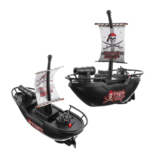 Supvox 2 Stück Elektrisches Piratenschiff Badespielzeug Wassersicheres für Badewanne Motorisiertes Wasserboot für Motorische und Fantasievolles zu Hause Supvox 2 Stück Elektrisches Piratenschiff Badespielzeug Wassersicheres für Badewanne Motorisiertes Wasserboot für Motorische und Fantasievolles zu Hause von Supvox