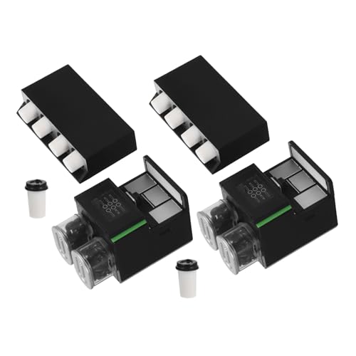 Supvox 2 Stück Miniatur Kaffeemaschine Puppenhaus Zubehör Realistische Mini Kaffeeautomat für Puppenhausküche Kaufladen DIY Dekoration Supvox 2 Stück Miniatur Kaffeemaschine Puppenhaus Zubehör Realistische Mini Kaffeeautomat für Puppenhausküche Kaufladen DIY Dekoration von Supvox