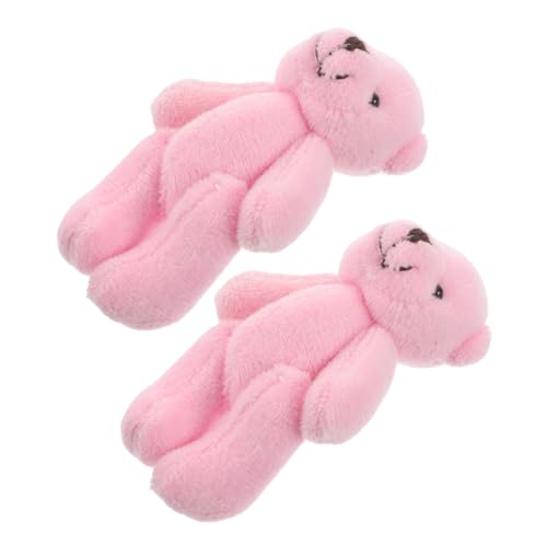 Supvox 2 Stück Miniatur Plüschbären Rosa Kuscheltier Puppenhaus Deko Kinderspielzeug Sammelfigur Kreative Bastelidee Supvox 2 Stück Miniatur Plüschbären Rosa Kuscheltier Puppenhaus Deko Kinderspielzeug Sammelfigur Kreative Bastelidee von Supvox