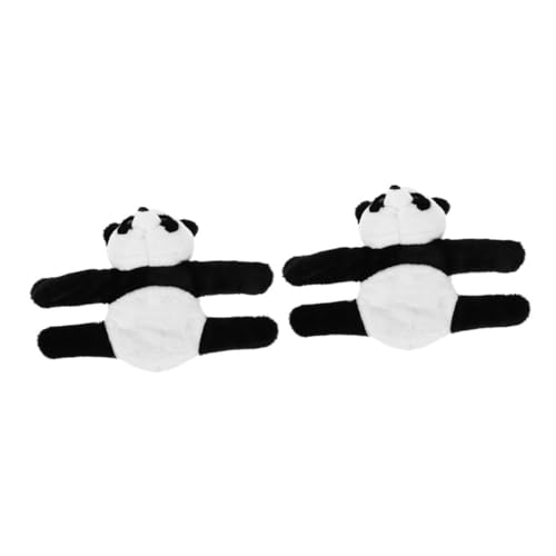 Supvox 2 Stück Panda Plüsch Slap Bracelet Kuscheliges Stoffarmband für Party Deko Tiermotive Geburtstagsgeschenk Leicht und Robust Supvox 2 Stück Panda Plüsch Slap Bracelet Kuscheliges Stoffarmband für Party Deko Tiermotive Geburtstagsgeschenk Leicht und Robust von Supvox