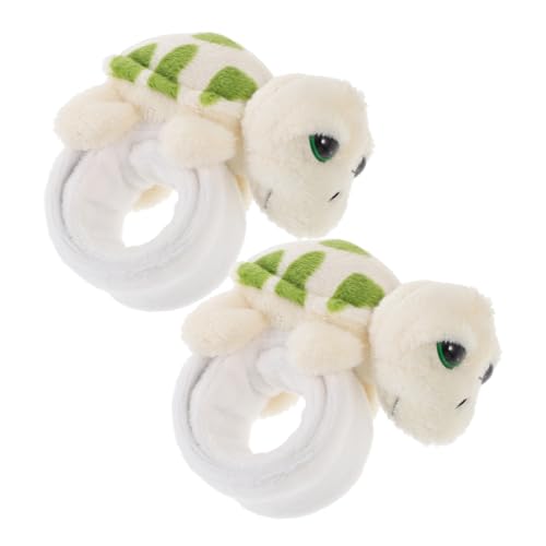 Supvox 2 Stück Plüsch Schildkröten Slap Armband Komfortabel Langlebig Tiermotiv Spaß Wristband Party Geschenk Supvox 2 Stück Plüsch Schildkröten Slap Armband Komfortabel Langlebig Tiermotiv Spaß Wristband Party Geschenk von Supvox
