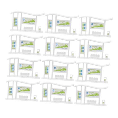 Supvox 20 Stück Miniatur Busbahnhof Modell Realistische Buswartehäuschen für Puppenhaus Dekoration Stadtlayout und Fotorequisiten Plastische Landschaftsgestaltung für Detailreiche Szenen Supvox 20 Stück Miniatur Busbahnhof Modell Realistische Buswartehäuschen für Puppenhaus Dekoration Stadtlayout und Fotorequisiten Plastische Landschaftsgestaltung für Detailreiche Szenen von Supvox