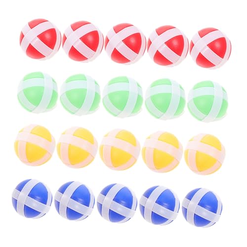 Supvox 20 Stück Teiliges Klettball Dartscheiben Sichere Wurfspiel bälle aus Nylon Leichte Wurfspiel zubehör für Indoor Outdoor Gartenspiele Farblich Sortiert Rot Gelb Blau Grün Supvox 20 Stück Teiliges Klettball Dartscheiben Sichere Wurfspiel bälle aus Nylon Leichte Wurfspiel zubehör für Indoor Outdoor Gartenspiele Farblich Sortiert Rot Gelb Blau Grün von Supvox