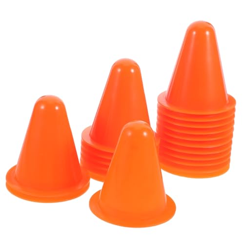 Supvox 20 Stück Teiliges Markierungskegel aus Robustem Kunststoff Bunte Kleine Trainingskegel für Hindernisparcours für Indoor und Outdoor Sport Rollschuhlaufen und Agilitätstraining Supvox 20 Stück Teiliges Markierungskegel aus Robustem Kunststoff Bunte Kleine Trainingskegel für Hindernisparcours für Indoor und Outdoor Sport Rollschuhlaufen und Agilitätstraining von Supvox