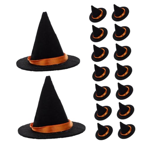 Supvox 20 Stück Teiliges Mini Filz Hexenhüte für DIY Bastelarbeiten Kleine Zaubererhüte Halloween Partydekorationen Vielseitig Einsetzbar als Puppenzubehör und Flaschenaufsätze Supvox 20 Stück Teiliges Mini Filz Hexenhüte für DIY Bastelarbeiten Kleine Zaubererhüte Halloween Partydekorationen Vielseitig Einsetzbar als Puppenzubehör und Flaschenaufsätze von Supvox