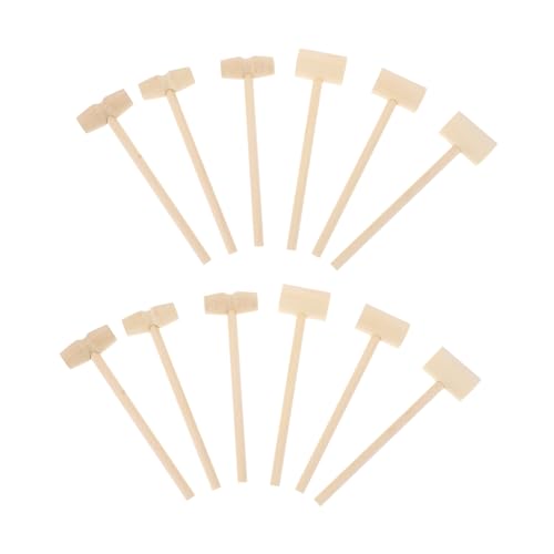 Supvox 20 Stück Teiliges Mini Holzhammer Kindgerechte Mallets zum Klopfen und Knacken Glatte Oberfläche ohne Grate Vielseitig Einsetzbar für Spiele und Schalentieröffnung Sicher für Ab Supvox 20 Stück Teiliges Mini Holzhammer Kindgerechte Mallets zum Klopfen und Knacken Glatte Oberfläche ohne Grate Vielseitig Einsetzbar für Spiele und Schalentieröffnung Sicher für Ab von Supvox