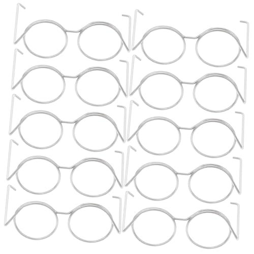 Supvox 20 Stück Teiliges Mini Puppenbrillen Metall DIY Puppenaccessoires Leichte Kompakte Brillenrahmen für Puppenkostüme und Bastelprojekte für Puppenhaus deko und Kreatives Supvox 20 Stück Teiliges Mini Puppenbrillen Metall DIY Puppenaccessoires Leichte Kompakte Brillenrahmen für Puppenkostüme und Bastelprojekte für Puppenhaus deko und Kreatives von Supvox