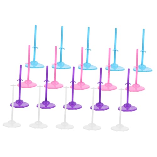 Supvox 20 Stück Teiliges Puppenständer aus Robustem Stabile Doll Support Halter in Blau Transparent Verstellbare Doll Brackets für Display und Aufbewahrung von Puppen und Figuren Supvox 20 Stück Teiliges Puppenständer aus Robustem Stabile Doll Support Halter in Blau Transparent Verstellbare Doll Brackets für Display und Aufbewahrung von Puppen und Figuren von Supvox
