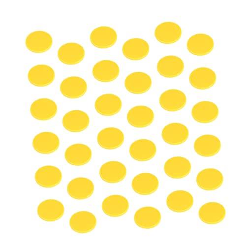 Supvox 200 Stück Bunte Kunststoff Zählchips Gelb Lernspielsteine für Mathe Bingo Spiele Kindergarten Schule Supvox 200 Stück Bunte Kunststoff Zählchips Gelb Lernspielsteine für Mathe Bingo Spiele Kindergarten Schule von Supvox