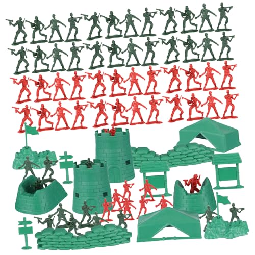 Supvox 200 Stück Teiliges Mini Soldaten Kunststoff Figuren in Rot und Grün Realistische Armee Spielfiguren für Sicher Robust für Rollenspiele und Kindergeburtstage Supvox 200 Stück Teiliges Mini Soldaten Kunststoff Figuren in Rot und Grün Realistische Armee Spielfiguren für Sicher Robust für Rollenspiele und Kindergeburtstage von Supvox