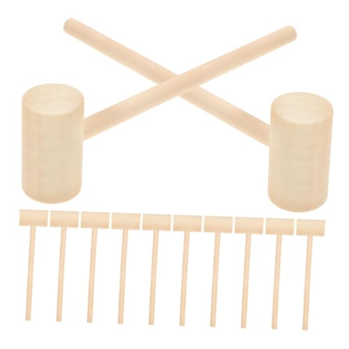 Supvox 24 Stück Teiliges Mini Holzmallet Natürlicher Holzhammer für Schokoladenbrechen und Bastelspiele Kindersicheres Kreativspielzeug Motorik und Problemlösung für Partys und Geschenke Supvox 24 Stück Teiliges Mini Holzmallet Natürlicher Holzhammer für Schokoladenbrechen und Bastelspiele Kindersicheres Kreativspielzeug Motorik und Problemlösung für Partys und Geschenke von Supvox