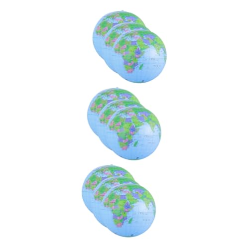 Supvox 9stücke Aufblasbare Pvc Strandbälle Farbige Globusförmige Spielzeuge Für Pool Und Strand Für Spaß Und Wasserspiele Supvox 9stücke Aufblasbare Pvc Strandbälle Farbige Globusförmige Spielzeuge Für Pool Und Strand Für Spaß Und Wasserspiele von Supvox
