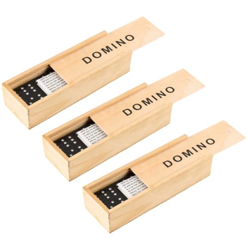 Supvox 3 Sätze Teiliges Domino Spiel aus Schwarzem Holz Langlebige Dominosteine als Edukatives Spielset Inklusive Praktischem Holz aufbewahrungskasten für Familienspiele und Kreative Supvox 3 Sätze Teiliges Domino Spiel aus Schwarzem Holz Langlebige Dominosteine als Edukatives Spielset Inklusive Praktischem Holz aufbewahrungskasten für Familienspiele und Kreative von Supvox