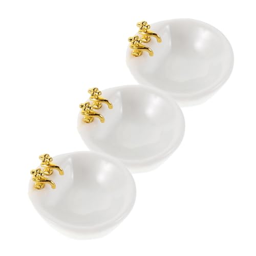 Supvox 3 Stück Puppenhaus Badezimmer Realistisch Installieren Vielseitig für Bad und Küche Puppenhaus Zubehör Supvox 3 Stück Puppenhaus Badezimmer Realistisch Installieren Vielseitig für Bad und Küche Puppenhaus Zubehör von Supvox