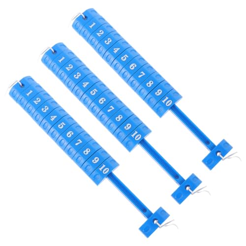 Supvox 3 Stück Tabellentorschütze Torhüter Punktemarker Tragbare Score-Marker Kleiner Punktezähler Tennis-ergebniswart Tischfußball-scorekeeper Partiturmarkierungsgerät Kunststoff Pp Blue von Supvox