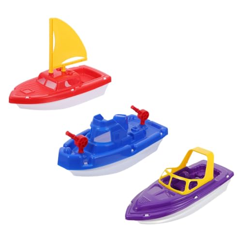 Supvox 3 Stück Teiliges Badeboot aus Sicherem Kunststoff Leicht und Robust für Badewanne Pool Strand und Wassertisch Segelboot Kanonenboot und Schnellboot für Badespaß Supvox 3 Stück Teiliges Badeboot aus Sicherem Kunststoff Leicht und Robust für Badewanne Pool Strand und Wassertisch Segelboot Kanonenboot und Schnellboot für Badespaß von Supvox