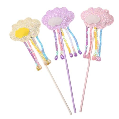 Supvox 3 Stück Teiliges Cloud Fairy mit Quasten Bunte Kindergeburtstags Party Requisiten Glitzernde Feenstäbe in Gelb und Zauberhafte Kostümaccessoires für Mädchen Supvox 3 Stück Teiliges Cloud Fairy mit Quasten Bunte Kindergeburtstags Party Requisiten Glitzernde Feenstäbe in Gelb und Zauberhafte Kostümaccessoires für Mädchen von Supvox