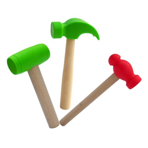 Supvox 3 Stück Teiliges Holzhammer Leicht und Kompakt mit Glattem Griff Fördert Handkoordination und Motorik Farblich Grün als Spiel Fotorequisite für Mädchen und Jungen Supvox 3 Stück Teiliges Holzhammer Leicht und Kompakt mit Glattem Griff Fördert Handkoordination und Motorik Farblich Grün als Spiel Fotorequisite für Mädchen und Jungen von Supvox