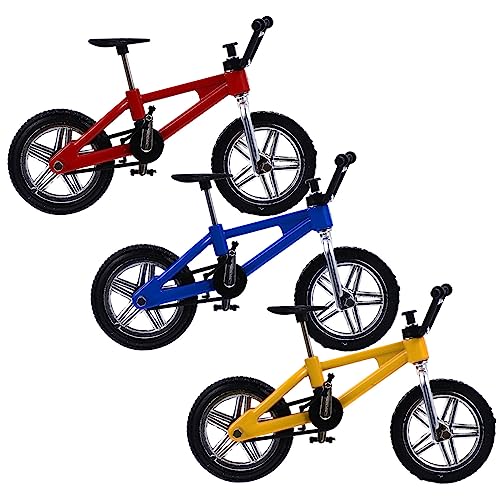 Supvox 3 Stück Teiliges Mini Finger Bike aus Legierung Leichtes Fingertrainingsspielzeug für Erwachsene und Teens Realistische Bunte Miniatur Fahrräder zur Fingerkoordination und Desktop Supvox 3 Stück Teiliges Mini Finger Bike aus Legierung Leichtes Fingertrainingsspielzeug für Erwachsene und Teens Realistische Bunte Miniatur Fahrräder zur Fingerkoordination und Desktop von Supvox