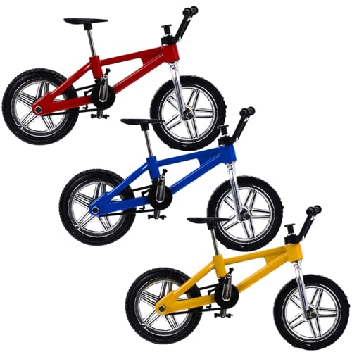 Supvox 3 Stück Teiliges Mini Fingerbike aus Legierung Kreatives Stressabbau Glatter Oberfläche Tragbar für Party und Geschenk Geeignet für Büro und Studium Supvox 3 Stück Teiliges Mini Fingerbike aus Legierung Kreatives Stressabbau Glatter Oberfläche Tragbar für Party und Geschenk Geeignet für Büro und Studium von Supvox