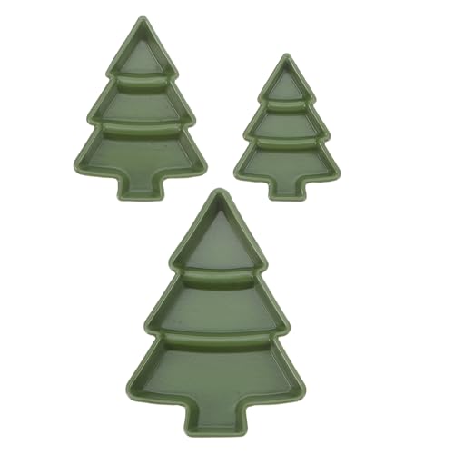 Supvox 3-teiliger Puppenhausteller: Miniatur-Dessertteller mit Weihnachtsbaummotiv – Puppen-Tabletts, kleines Geschirr zum Rollenspiel – Miniatur-Puppenhaus-Küchenzubehör Supvox 3-teiliger Puppenhausteller: Miniatur-Dessertteller mit Weihnachtsbaummotiv – Puppen-Tabletts, kleines Geschirr zum Rollenspiel – Miniatur-Puppenhaus-Küchenzubehör von Supvox