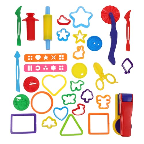 Supvox 32 Stück Teiliges Handgemachtes Knetwerkzeug für Bunte Modellierformen in Dreieck und Viereck Kreatives Knetzubehör für Kunst und Handwerk von Fantasie und Feinmotorik Supvox 32 Stück Teiliges Handgemachtes Knetwerkzeug für Bunte Modellierformen in Dreieck und Viereck Kreatives Knetzubehör für Kunst und Handwerk von Fantasie und Feinmotorik von Supvox