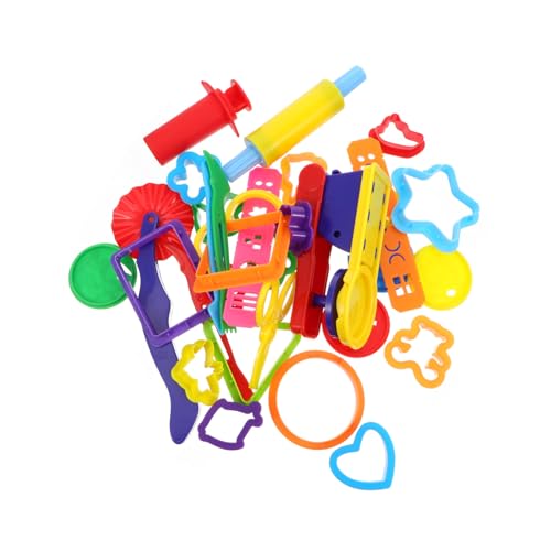 Supvox 32 Stück Teiliges Knetset DIY Modellierformen Nudelwerkzeug Clay Toys für Kreative Handarbeit und Frühkindliche Supvox 32 Stück Teiliges Knetset DIY Modellierformen Nudelwerkzeug Clay Toys für Kreative Handarbeit und Frühkindliche von Supvox