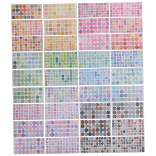 Supvox 36 Blatt Klebepunkte Selbstklebende Farbcodierung Aufkleber für Schule Büro Planer Scrapbooking zur Praktischen Organisation und Dekoration Supvox 36 Blatt Klebepunkte Selbstklebende Farbcodierung Aufkleber für Schule Büro Planer Scrapbooking zur Praktischen Organisation und Dekoration von Supvox