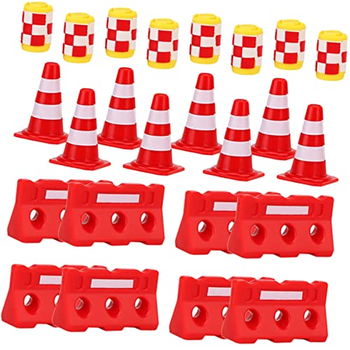 Supvox 36 Stück Teiliges Mini Verkehrszeichen Spielset Lernspielzeug Verkehrspädagogik mit Roten Kegeln Wasserbarrieren und Gelben Sicherheitsbehältern für Kindergarten und Supvox 36 Stück Teiliges Mini Verkehrszeichen Spielset Lernspielzeug Verkehrspädagogik mit Roten Kegeln Wasserbarrieren und Gelben Sicherheitsbehältern für Kindergarten und von Supvox