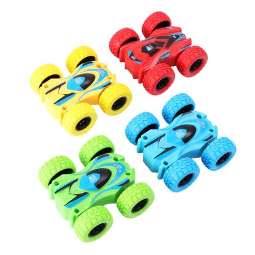 Supvox 4 Stück Doppelseitiges Trägheits Auto für Robustes Buntes Modell in Rot Gelb Blau Grün Fördert Hand Auge Koordination und Kognitive Fähigkeiten Lernspielzeug und Supvox 4 Stück Doppelseitiges Trägheits Auto für Robustes Buntes Modell in Rot Gelb Blau Grün Fördert Hand Auge Koordination und Kognitive Fähigkeiten Lernspielzeug und von Supvox