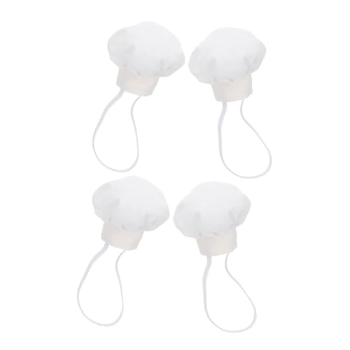 Supvox 4stücke Kleine Puppenhaus-Miniatur-kochmützen Hüte Für Plüschpuppen Bastelzubehör Für Rollenspiele Und Kreatives Spielen Für Junge Mädchen Supvox 4stücke Kleine Puppenhaus-Miniatur-kochmützen Hüte Für Plüschpuppen Bastelzubehör Für Rollenspiele Und Kreatives Spielen Für Junge Mädchen von Supvox