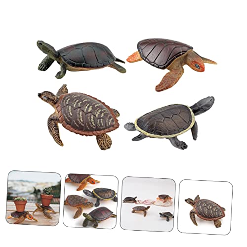 Supvox 4 Stück Realistisches Teiliges Schildkröten aus Kunststoff Langlebige Tierfiguren für Dekoration und Lernspielzeug als für Geburtstag und Weihnachten Supvox 4 Stück Realistisches Teiliges Schildkröten aus Kunststoff Langlebige Tierfiguren für Dekoration und Lernspielzeug als für Geburtstag und Weihnachten von Supvox