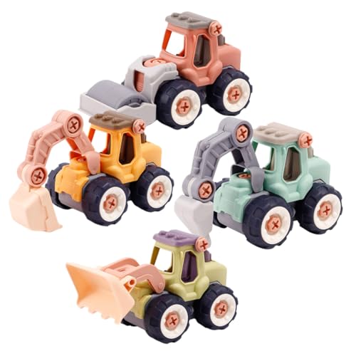Supvox 4 Stück Teiliges Abnehmbares Baufahrzeug DIY Konstruktions LKW für Fördert Hand Auge Koordination Kreativität und Frühe Entwicklung Lernspielzeug für Junge Baumeister Supvox 4 Stück Teiliges Abnehmbares Baufahrzeug DIY Konstruktions LKW für Fördert Hand Auge Koordination Kreativität und Frühe Entwicklung Lernspielzeug für Junge Baumeister von Supvox