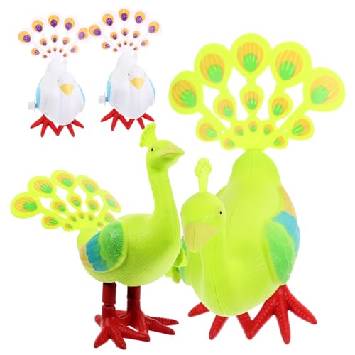 Supvox 4 Stück Teiliges Aufziehspielzeug Mechanismus Lustige Springende Pfau Figuren Bunte Cartoon Tier Nachziehspielzeug für Supvox 4 Stück Teiliges Aufziehspielzeug Mechanismus Lustige Springende Pfau Figuren Bunte Cartoon Tier Nachziehspielzeug für von Supvox