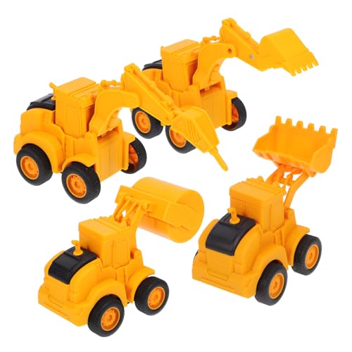 Supvox 4 Stück Teiliges Bagger Modell Realistische Baustellenfahrzeuge Kleine Leichte LKW Fördert Kreativität und Fantasie Geeignet für Jungen und Mädchen Supvox 4 Stück Teiliges Bagger Modell Realistische Baustellenfahrzeuge Kleine Leichte LKW Fördert Kreativität und Fantasie Geeignet für Jungen und Mädchen von Supvox