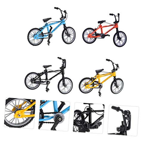 Supvox 4 Stück Teiliges Finger Bike Mini Mountain Bikes aus Aluminiumlegierung und Kunststoff Robustes Fingersport Gelb Blau Schwarz Orange für Erwachsene zum Fingertraining Supvox 4 Stück Teiliges Finger Bike Mini Mountain Bikes aus Aluminiumlegierung und Kunststoff Robustes Fingersport Gelb Blau Schwarz Orange für Erwachsene zum Fingertraining von Supvox