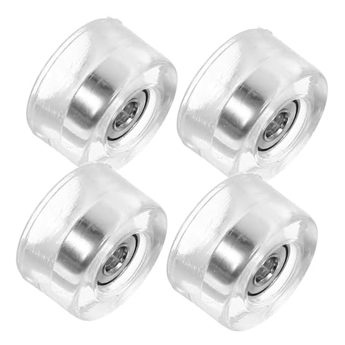 Supvox 4 Stück Teiliges Finger Skateboard Räder mit Hochgeschwindigkeits Präzisionslagern Transparent Leichtes Material für Einfache Montage Kontrolle und Verbessertes Handling Zubehör Supvox 4 Stück Teiliges Finger Skateboard Räder mit Hochgeschwindigkeits Präzisionslagern Transparent Leichtes Material für Einfache Montage Kontrolle und Verbessertes Handling Zubehör von Supvox