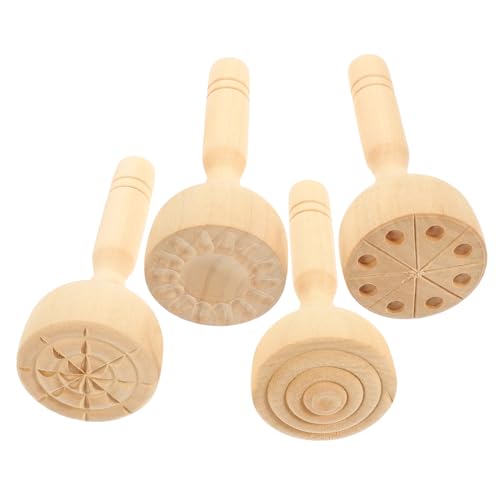 Supvox 4 Stück Teiliges Holzstempel Knetmasse DIY Bastelwerkzeug Clay Modellierwerkzeug Glatt Sicher Fördert Kreativität und Feinmotorik Beim Basteln und Formen Supvox 4 Stück Teiliges Holzstempel Knetmasse DIY Bastelwerkzeug Clay Modellierwerkzeug Glatt Sicher Fördert Kreativität und Feinmotorik Beim Basteln und Formen von Supvox