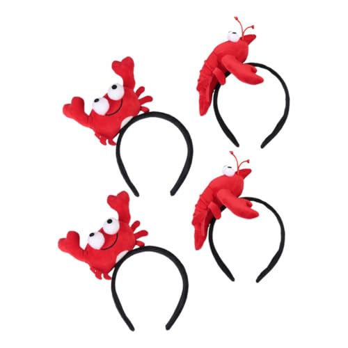 Supvox 4 Stück Teiliges Lustige Krabben und Hummer Haarbänder aus Süße Tier Kopfbedeckung für Karneval Halloween Party Verformungsbeständig Vielseitig für Damen und Herren Supvox 4 Stück Teiliges Lustige Krabben und Hummer Haarbänder aus Süße Tier Kopfbedeckung für Karneval Halloween Party Verformungsbeständig Vielseitig für Damen und Herren von Supvox