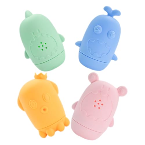 Supvox 4 Stück Teiliges Silikon Badewannenspielzeug für Kleinkinder Bunte Cartoon Wasser Spritzfiguren Sicher Sanft Fördert Kreativität und Motorik Geeignet für Junge Mädchen Jahre Supvox 4 Stück Teiliges Silikon Badewannenspielzeug für Kleinkinder Bunte Cartoon Wasser Spritzfiguren Sicher Sanft Fördert Kreativität und Motorik Geeignet für Junge Mädchen Jahre von Supvox
