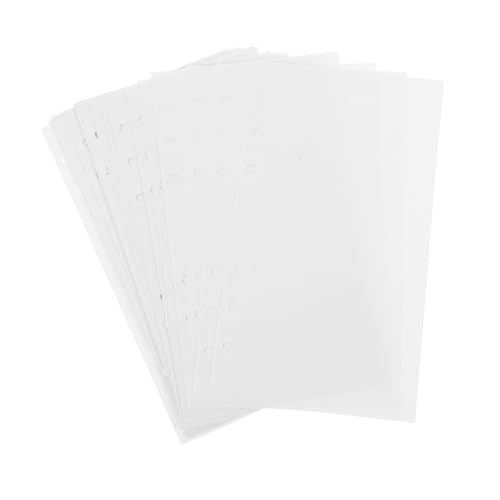Supvox 40 Blatt Binderpapier Ablösbar Doppelseitig Glattes Release Paper Sammelalbum DIY Stickerhalter Organizer für Scrapbooking und Stickerkollektion Supvox 40 Blatt Binderpapier Ablösbar Doppelseitig Glattes Release Paper Sammelalbum DIY Stickerhalter Organizer für Scrapbooking und Stickerkollektion von Supvox