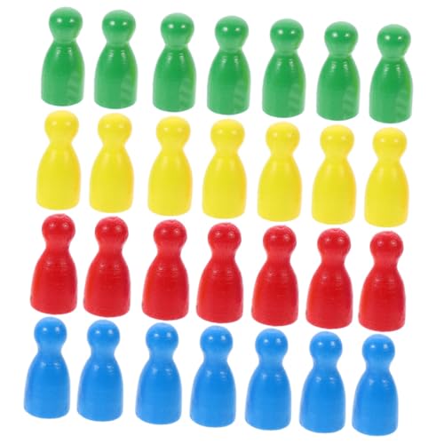 Supvox 40 Stück Teiliges Holz Spielfiguren Bunte Brettspiel Marker Ersatzfiguren für Schach und Gesellschaftsspiele Praktische Tischspiel Zubehör Farben Je Supvox 40 Stück Teiliges Holz Spielfiguren Bunte Brettspiel Marker Ersatzfiguren für Schach und Gesellschaftsspiele Praktische Tischspiel Zubehör Farben Je von Supvox
