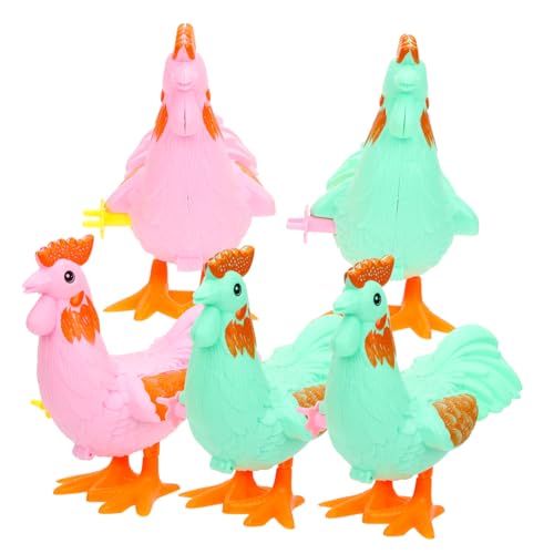 Supvox 5 Stück Teiliges Aufziehspielzeug Huhn für Interaktives Lebensechtes Tiermodell Fördert Koordination und Fantasie Buntes Partygeschenk für Jungen und Mädchen Zufällige Farbe Supvox 5 Stück Teiliges Aufziehspielzeug Huhn für Interaktives Lebensechtes Tiermodell Fördert Koordination und Fantasie Buntes Partygeschenk für Jungen und Mädchen Zufällige Farbe von Supvox