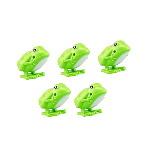 Supvox Hüpfender Frosch Spielzeug 5 Stück Aufziehspielzeug für Kinder Lernspielzeug aus Kunststoff Lustige und Lehrreiche Geschenkidee für Badewanne und Supvox Hüpfender Frosch Spielzeug 5 Stück Aufziehspielzeug für Kinder Lernspielzeug aus Kunststoff Lustige und Lehrreiche Geschenkidee für Badewanne und von Supvox
