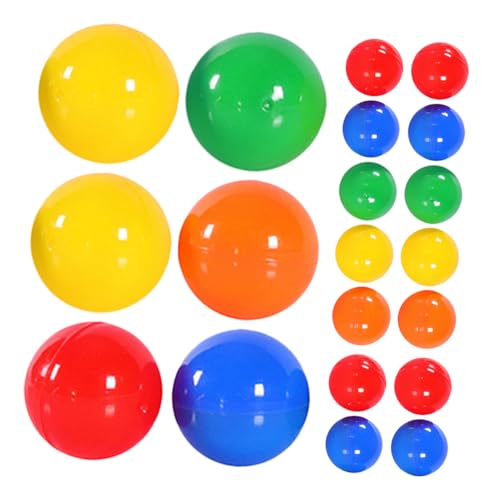 Supvox 50 Stück Bunte Öffnungs lotteriekugeln aus Kunststoff Leichte Kleine Party spielbälle zum Befüllen für Tombola Gewinnspiele Festliche Aktionen für Freizeit und Familienfeiern Supvox 50 Stück Bunte Öffnungs lotteriekugeln aus Kunststoff Leichte Kleine Party spielbälle zum Befüllen für Tombola Gewinnspiele Festliche Aktionen für Freizeit und Familienfeiern von Supvox